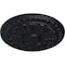Ekena Millwork Colton Ceiling Medallion (Fits Canopies up to 4 3/4"), Hand-Painted Steel Gray, 15 3/4"OD x 1 1/2"P CM15CNSGS - alternate 2